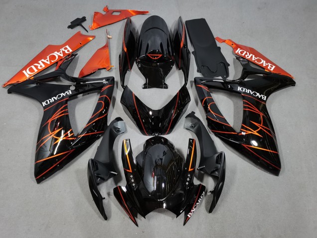Bacardi Suzuki GSXR 600-750 Fairings 2006-2007 Bacardi Suzuki GSXR 600-750 Fairings 2006-2007