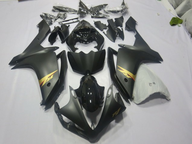 Black and Gold Yamaha R1 Fairings 2007-2008 Black and Gold Yamaha R1 Fairings 2007-2008