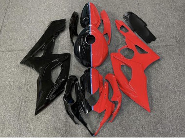 Black and Red Suzuki GSXR 1000 Fairings 2005-2006
