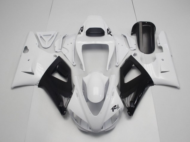 Black and White Yamaha R1 Fairings 1998-1999 Black and White Yamaha R1 Fairings 1998-1999