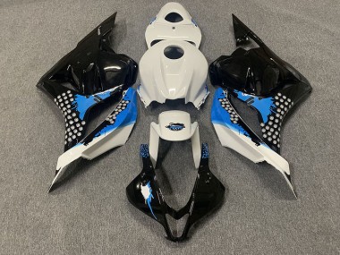 Black Blue and White Honda CBR600RR Fairings 2009-2012