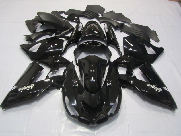 Black Ninja Kawasaki ZX14R Fairings 2006-2011