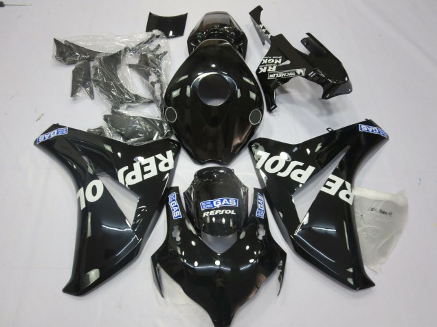 Black Repsol Honda CBR1000RR Fairings 2008-2011