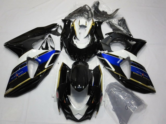 Blue and Gold Suzuki GSXR 1000 Fairings 2009-2016 Blue and Gold Suzuki GSXR 1000 Fairings 2009-2016