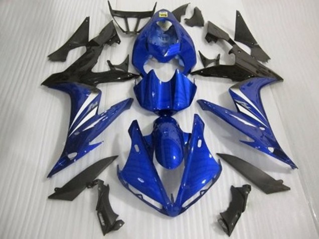 Blue Black and White Gloss Style Yamaha R1 Fairings 2004-2006 Blue Black and White Gloss Style Yamaha R1 Fairings 2004-2006