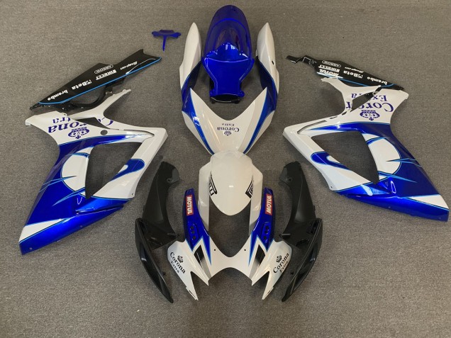 Blue Corona Suzuki GSXR 600-750 Fairings 2006-2007 Blue Corona Suzuki GSXR 600-750 Fairings 2006-2007