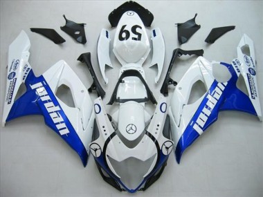 Blue Jordan Suzuki GSXR 1000 Fairings 2005-2006