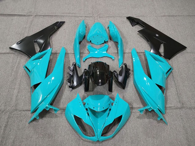 Blue Kawasaki ZX6R Fairings 2009-2012 Blue Kawasaki ZX6R Fairings 2009-2012