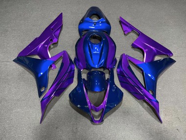 Blue & Purple Honda CBR600RR Fairings 2007-2008