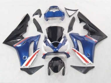 Blue / Red and White Triumph Daytona 675 Fairings 2006-2008