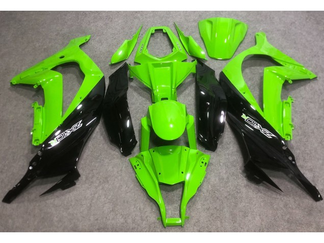 Bright Green & Green R Kawasaki ZX10R Fairings 2016-2019