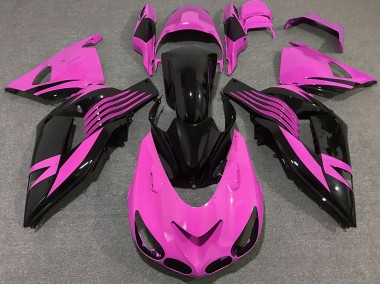 Bright Pink Kawasaki ZX14R Fairings 2006-2011