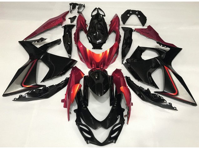 Burnt Orange and Black Suzuki GSXR 1000 Fairings 2009-2016 Burnt Orange and Black Suzuki GSXR 1000 Fairings 2009-2016