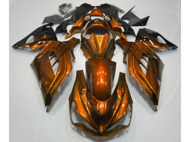 Burnt Orange Gloss Kawasaki ZX14R Fairings 2012-2019