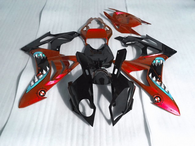 Candy Red Shark BMW S1000RR Fairings 2009-2018 Candy Red Shark BMW S1000RR Fairings 2009-2018