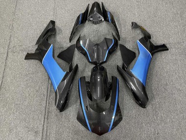 Carbon Fiber & Light Blue Yamaha R1 Fairings 2015-2019