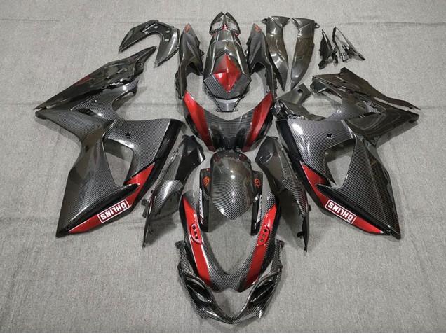 Carbon Fiber Red Suzuki GSXR 1000 Fairings 2009-2016 Carbon Fiber Red Suzuki GSXR 1000 Fairings 2009-2016