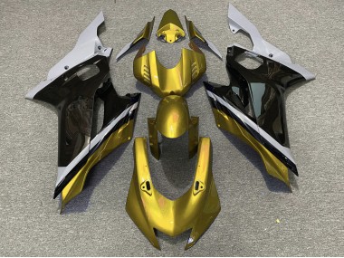 Cement Black and Gold Yamaha R6 Fairings 2017-2019