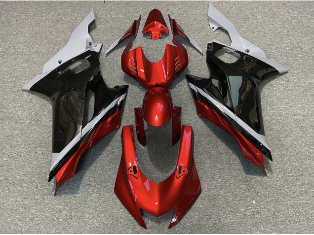 Cement Black and Red Yamaha R6 Fairings 2017-2019 Cement Black and Red Yamaha R6 Fairings 2017-2019