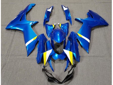 Custom Blue Suzuki GSXR 600-750 Fairings 2011-2020