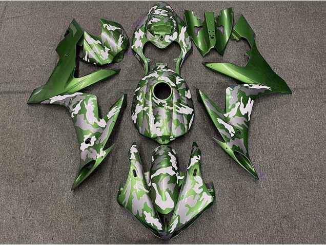 Dark Green Camo Yamaha R1 Fairings 2004-2006 Dark Green Camo Yamaha R1 Fairings 2004-2006