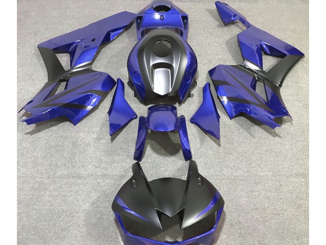 Deep Blue and Matte Black Honda CBR600RR Fairings 2013-2020 Deep Blue and Matte Black Honda CBR600RR Fairings 2013-2020