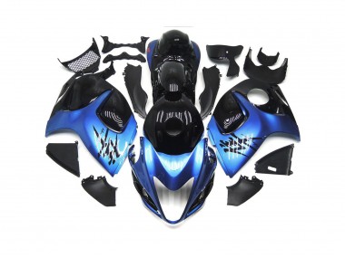 Deep blue with Black Custom Suzuki GSXR 1300 Fairings 2008-2019