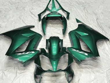 Deep Forest Green Plain Honda VFR800 Fairings 2002-2012