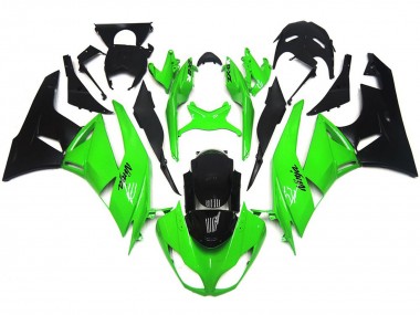 Deep Gloss Green Sharp Kawasaki ZX6R Fairings 2009-2012