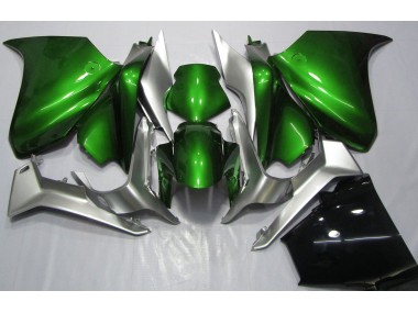 Deep Green and Silver Honda VFR1200 Fairings 2010-2013
