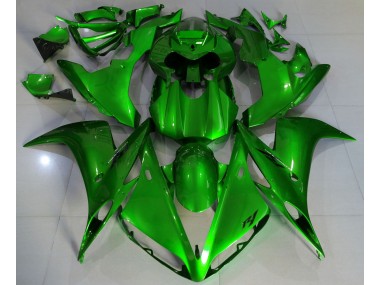Deep Green Yamaha R1 Fairings 2004-2006