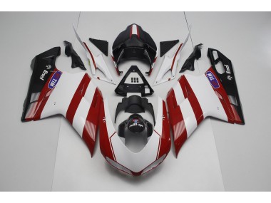 Deep Red Ducati 848 1098 1198 Fairings 2007-2012