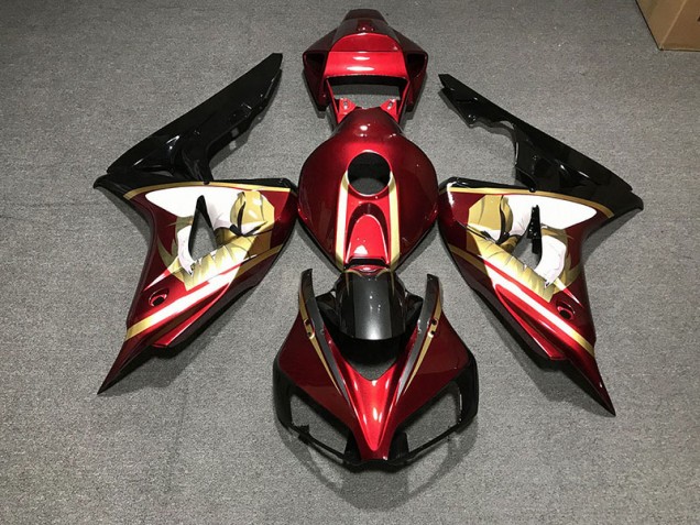 Deep Red & Gold Honda CBR1000RR Fairings 2006-2007 Deep Red & Gold Honda CBR1000RR Fairings 2006-2007