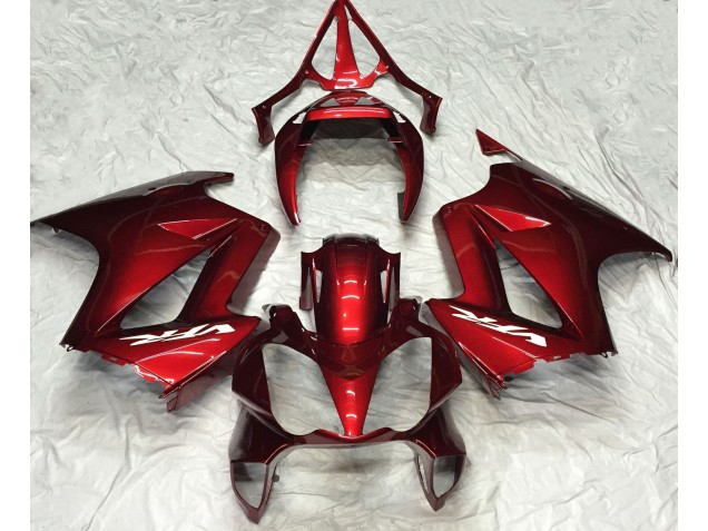 Deep Red Plain Honda VFR800 Fairings 2002-2012 Deep Red Plain Honda VFR800 Fairings 2002-2012