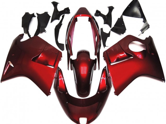 Deep Vibrant Red Honda CBR1100XX Fairings 1996-2007