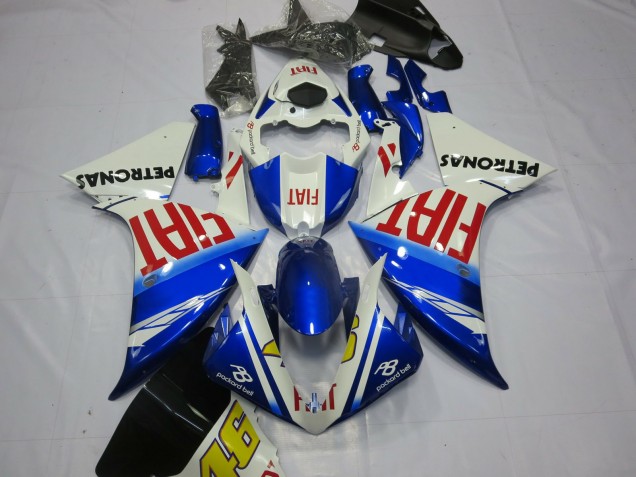 Fiat with Light Blue Yamaha R1 Fairings 2013-2014 Fiat with Light Blue Yamaha R1 Fairings 2013-2014
