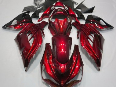 Fire Red Gloss Kawasaki ZX14R Fairings 2012-2019