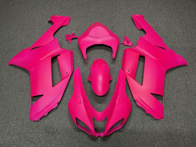 Fucsia Kawasaki ZX6R Fairings 2007-2008 Fucsia Kawasaki ZX6R Fairings 2007-2008