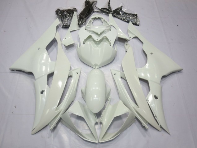 Full Gloss White Yamaha R6 Fairings 2008-2016 Full Gloss White Yamaha R6 Fairings 2008-2016