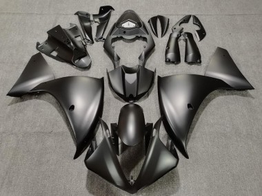 Full Matte Black Yamaha R1 Fairings 2009-2012