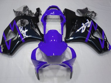 Gloss Black and Purple Honda CBR954 Fairings 2002-2003