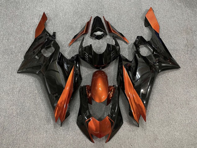 Gloss Black & Burnt Orange Yamaha R6 Fairings 2017-2019 Gloss Black & Burnt Orange Yamaha R6 Fairings 2017-2019