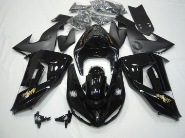 Gloss Black Kawasaki ZX10R Fairings 2006-2007