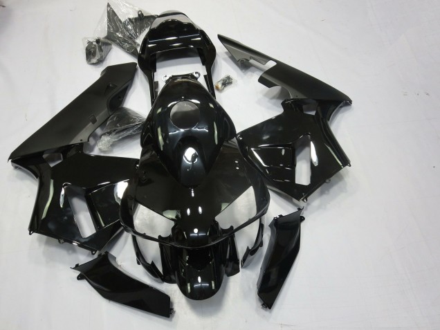 Gloss Black & Matte Honda CBR600RR Fairings 2003-2004 Gloss Black & Matte Honda CBR600RR Fairings 2003-2004