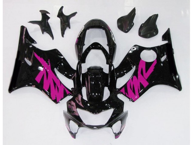 Gloss Black & Pink Honda CBR600 F4 Fairings 1999-2000 Gloss Black & Pink Honda CBR600 F4 Fairings 1999-2000