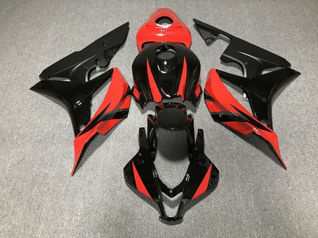 Gloss Black & Red Honda CBR600RR Fairings 2007-2008 Gloss Black & Red Honda CBR600RR Fairings 2007-2008