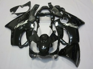 Gloss Black Silver Decal Honda CBR600 F4i Fairings 2001-2003