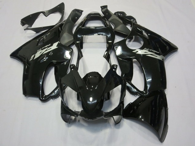 Gloss Black Silver Decal Honda CBR600 F4i Fairings 2001-2003 Gloss Black Silver Decal Honda CBR600 F4i Fairings 2001-2003