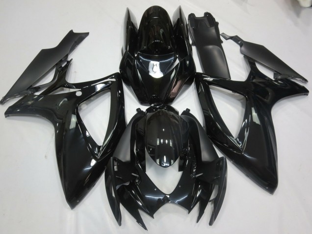 Gloss Black Suzuki GSXR 600-750 Fairings 2006-2007 Gloss Black Suzuki GSXR 600-750 Fairings 2006-2007