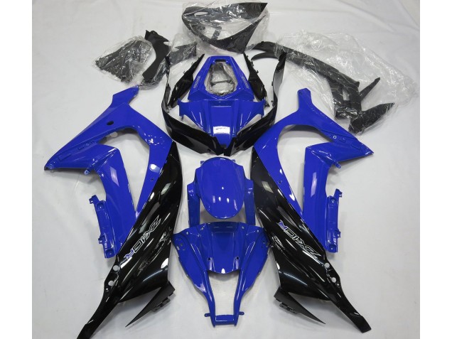 Gloss Blue and Black Kawasaki ZX10R Fairings 2011-2015 Gloss Blue and Black Kawasaki ZX10R Fairings 2011-2015